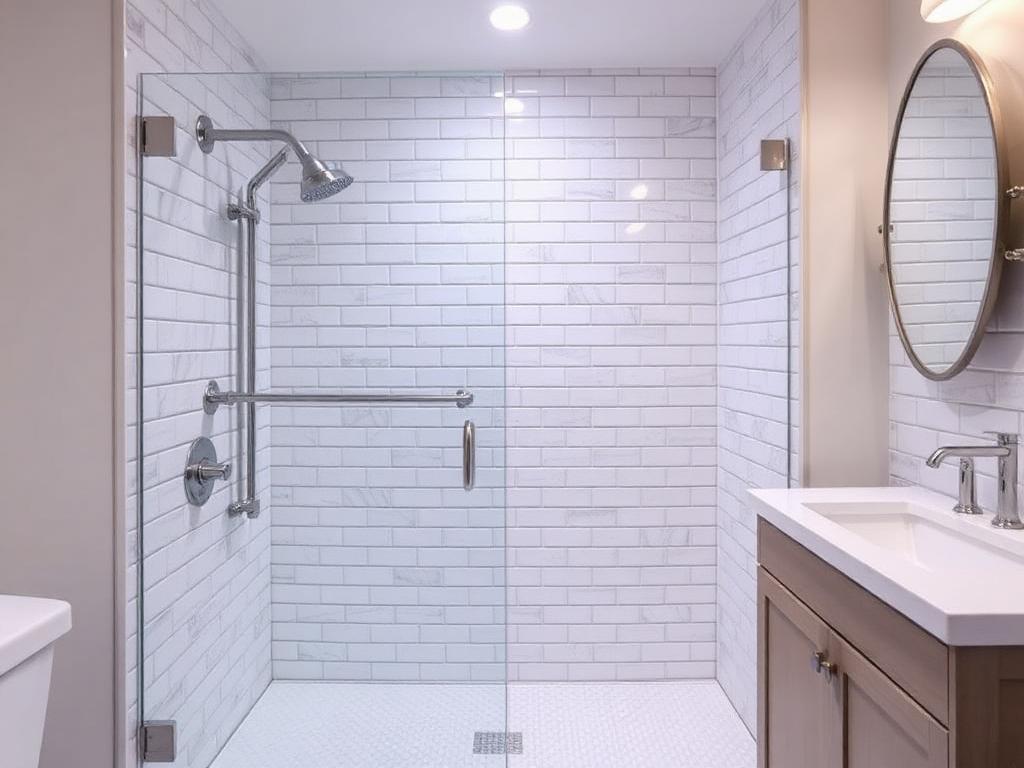 Bathroom shower remodel